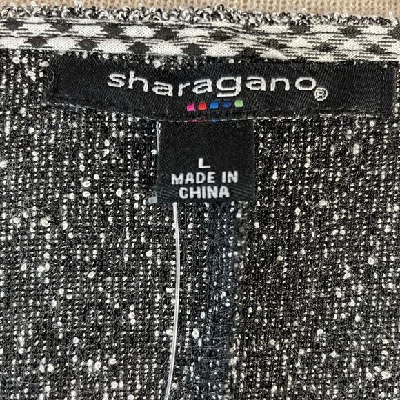 NWT Sharagano Gray Sweater Top Size L - Picture 6 of 8